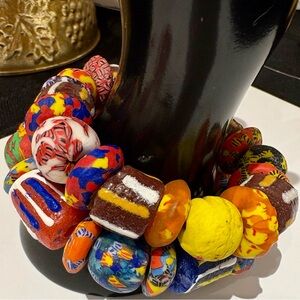 Multicolored Stone  Beaded Bracelet